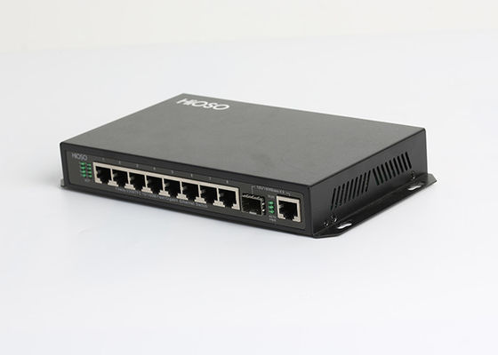 Güvenlik Sistemi için 8 10/100M RJ45 Bağlantı Noktası DC12V Gigabit Ethernet Anahtarı