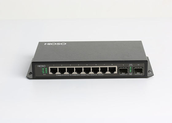 HiOSO Duvara Montaj 1490nm Gigabit Ethernet Anahtarı, Gigabit SFP Anahtarı