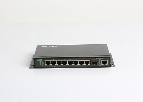 CCC Sertifikasyonu 8FE 2 1000M SFP Bağlantı Noktaları DC12V Gigabit Ethernet Anahtarı