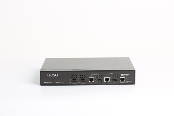 HiOSO 2 Pon EPON OLT Desteği SNMP Yönetimi Mini Boy FTTX ONU ile Uyumlu