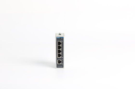 IP30 Metal Kasa 5 Bağlantı Noktalı 10/100M Panel Montajlı Ethernet Anahtarı 3W