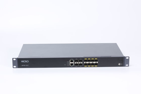 HA7308G-J 8PON GPON OLT desteği WEB SNMP CLI 4 GE/10GE SFP/SFP+(10GE) optik yüklü bağlantı portları