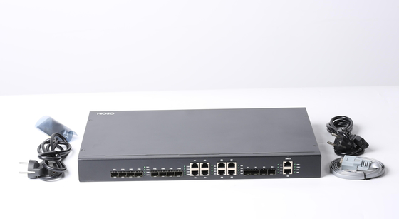 HiOSO 8EPON 10G Uplink HA7308CX EPON OLT FTTX Çözümü 20KM OLT EPON Onus ile Uyumlu