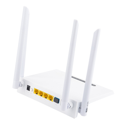 FTTH FTTO Çözümü için HiOSO Dual Band ONU 4GE WIFI Plastik Muhafaza XPON ONU
