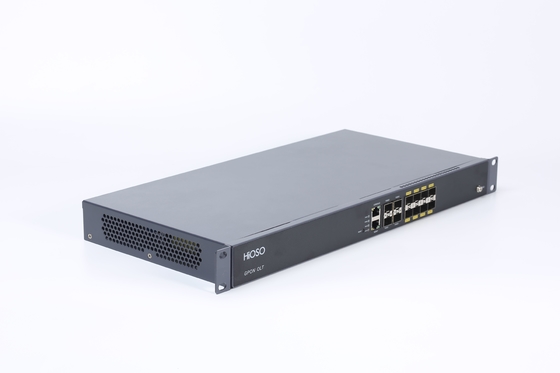 HA7308G-J 8PON GPON OLT desteği WEB SNMP CLI 4 GE/10GE SFP/SFP+(10GE) optik yüklü bağlantı portları
