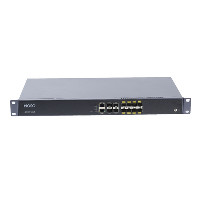 HA7308G-J 8PON GPON OLT desteği WEB SNMP CLI 4 GE/10GE SFP/SFP+(10GE) optik yüklü bağlantı portları